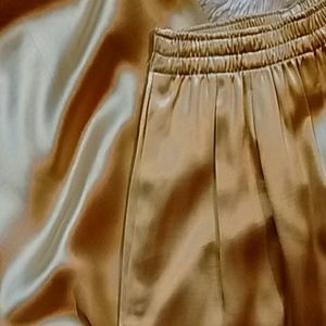 Gold Satin Pants!